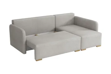 Amelus Bäddsoffa m. Divan 4-sits - Grå - Möbler - Soffa - Bäddsoffa