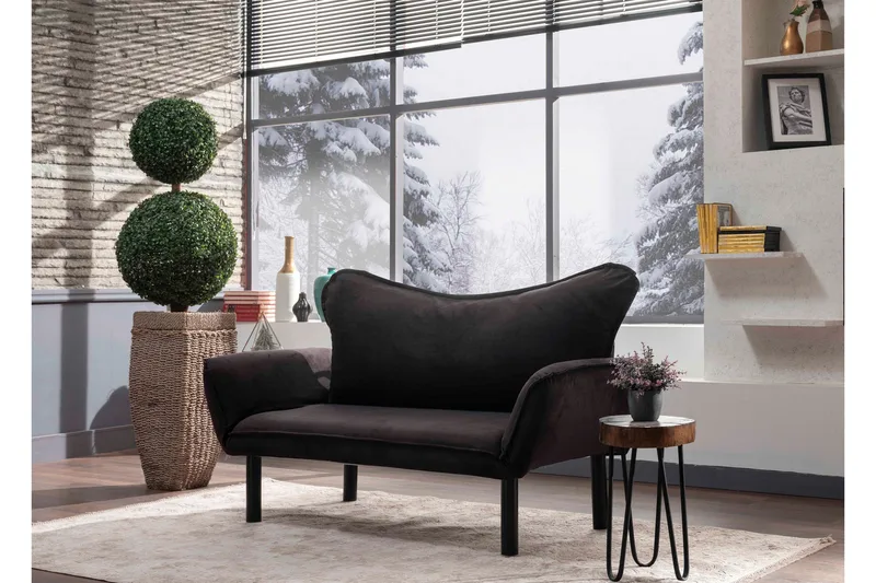 Annabelle Bäddsoffa 2-sits - Svart - Möbler - Soffa - Bäddsoffa