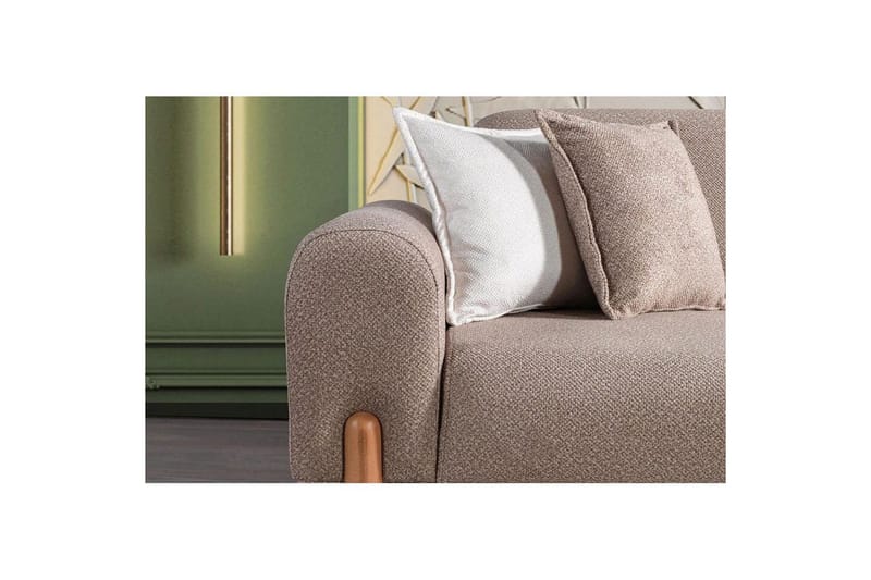 Astran Bäddsoffa 3-sits - Brun - Möbler - Soffa - Bäddsoffa