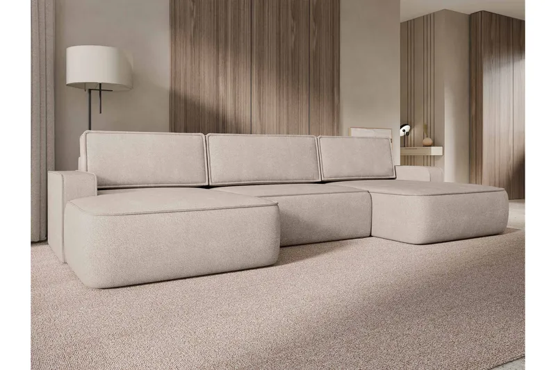 Avignon Bäddsoffa Dubbeldivan 5-sits - Beige - Möbler - Soffa - Bäddsoffa