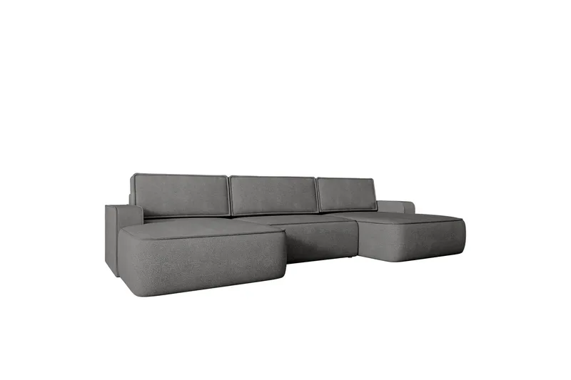 Avignon Bäddsoffa Dubbeldivan 5-sits - Grå - Möbler - Soffa - Bäddsoffa