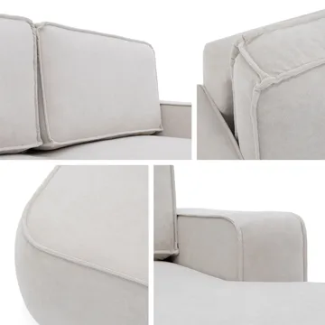 Avignon Bäddsoffa med Divan 3-sits - Beige - Möbler - Soffa - Bäddsoffa