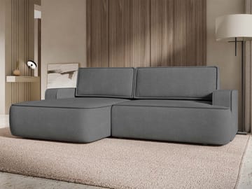 Avignon Bäddsoffa med Divan 3-sits - Grå - Möbler - Soffa - Bäddsoffa