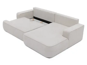 Avignon Bäddsoffa med Divan 3-sits - Vit - Möbler - Soffa - Bäddsoffa