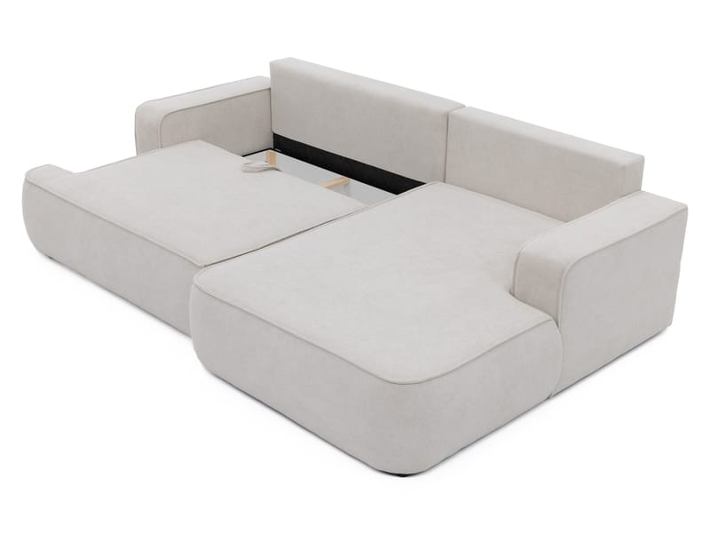 Avignon Bäddsoffa med Divan 3-sits - Vit - Möbler - Soffa - Bäddsoffa