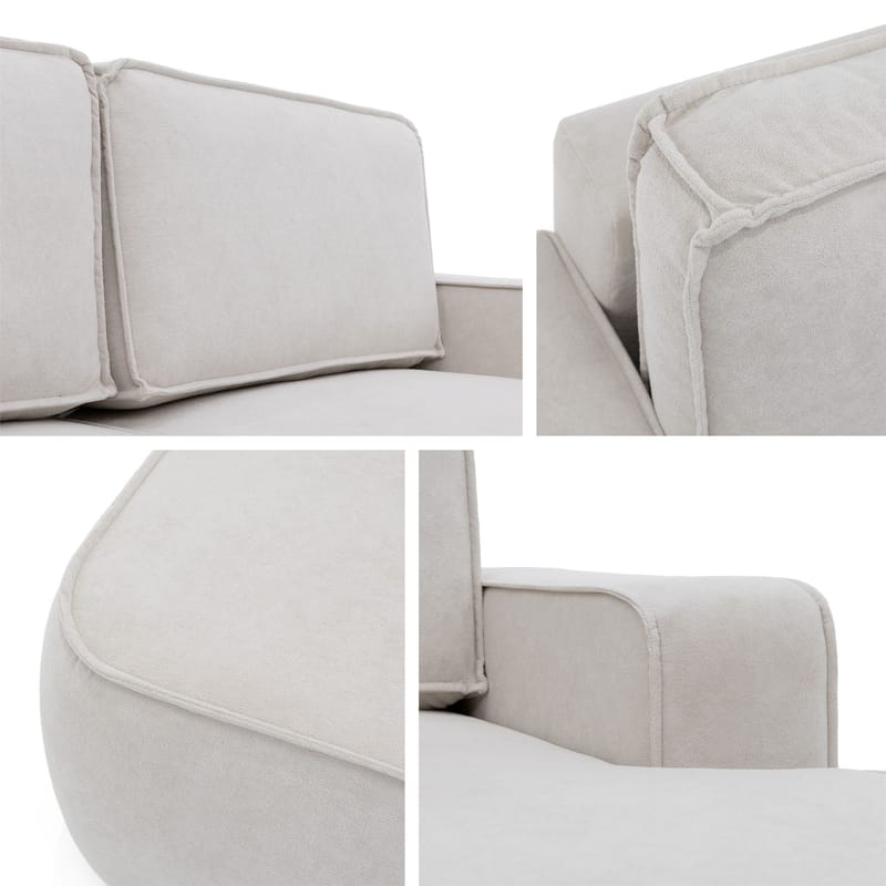 Avignon Bäddsoffa med Divan 3-sits - Vit - Möbler - Soffa - Bäddsoffa