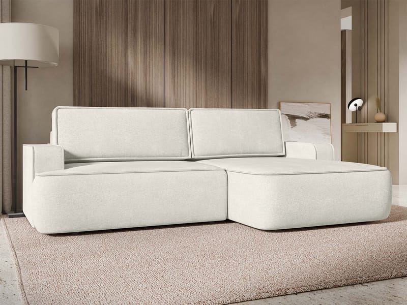 Avignon Bäddsoffa med Divan 3-sits - Vit - Möbler - Soffa - Bäddsoffa