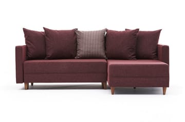 Aydama Bäddsoffa m. Divan 4-sits 192x135 - Röd - Möbler - Soffa - Bäddsoffa
