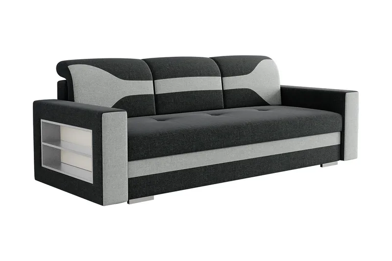 Bäddsoffa 236cm - Mörkgrå - Möbler - Soffa - Bäddsoffa