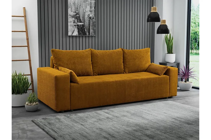 Bäddsoffa - Brun - Möbler - Soffa - Bäddsoffa
