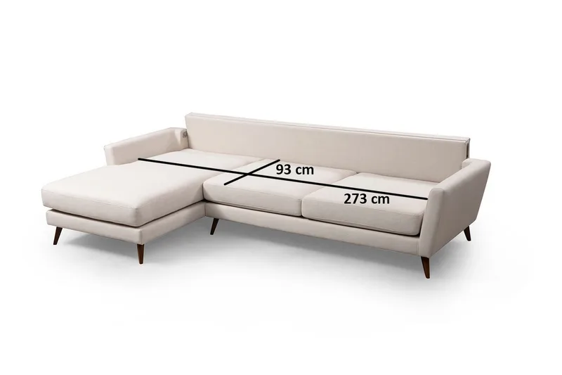 Gajanejos Divansoffa - Beige - Möbler - Soffa - Bäddsoffa - Bäddsoffa divan