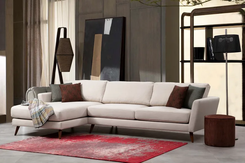 Gajanejos Divansoffa - Beige - Möbler - Soffa - Bäddsoffa - Bäddsoffa divan