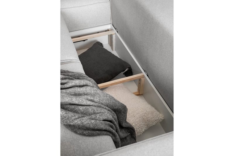 Kamli Bäddsoffa m. Divan med Förvaring - Rosa - Möbler - Soffa - Bäddsoffa - Bäddsoffa divan