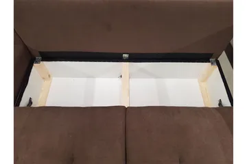 Bäddsoffa med divan - Ljusgrå - Möbler - Soffa - Bäddsoffa