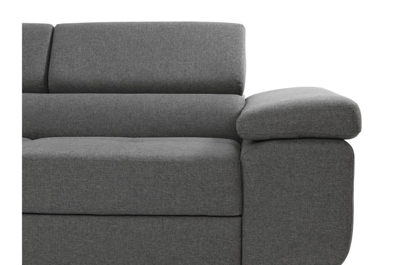 Bäddsoffa med schäslong - Brun - Möbler - Soffa - Bäddsoffa