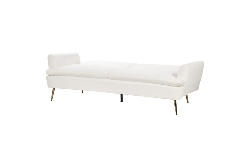 Bäddsoffa Vettre - Vitt, guld - Möbler - Soffa - Bäddsoffa
