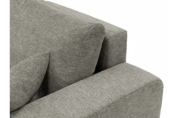 Barile Bäddsoffa Dubbeldivan 4-sits i Plysch - Vit - Möbler - Soffa - Bäddsoffa