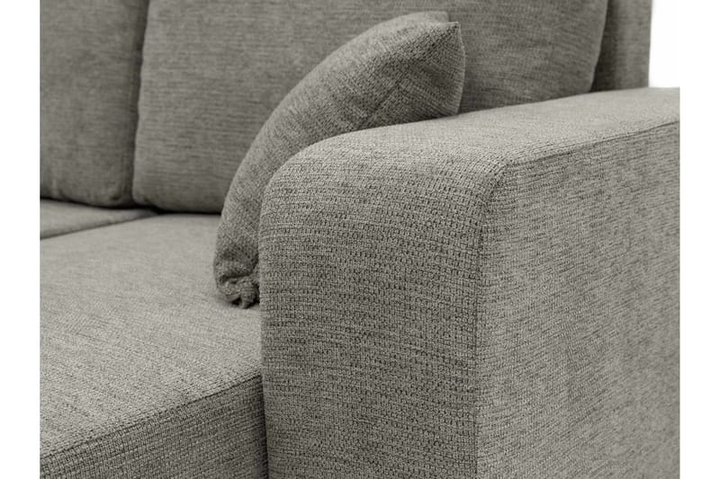 Barile Bäddsoffa Dubbeldivan 4-sits i Plysch - Vit - Möbler - Soffa - Bäddsoffa