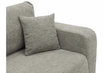 Barile Bäddsoffa med Divan 3-sits i Plysch - Beige - Möbler - Soffa - Bäddsoffa