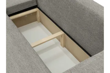 Barile Bäddsoffa med Divan 3-sits i Plysch - Beige - Möbler - Soffa - Bäddsoffa