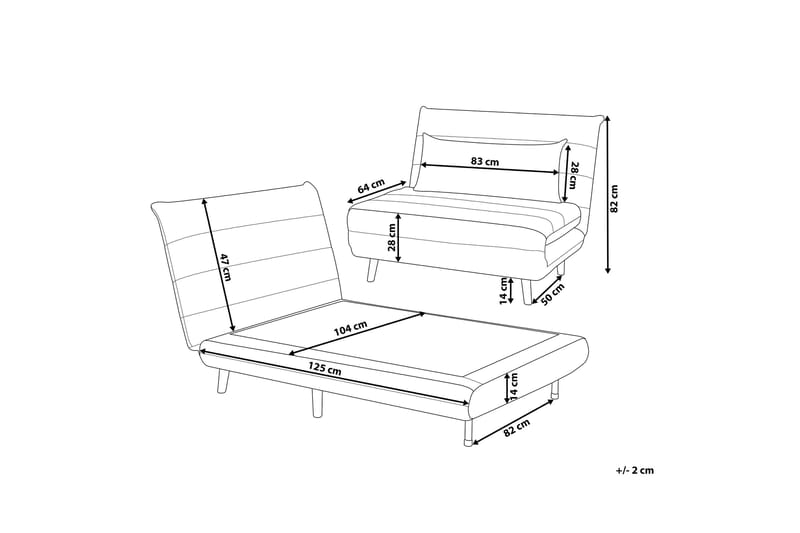 Bascas Bäddsoffa - Grå - Möbler - Soffa - Bäddsoffa