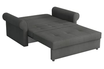 Bensbyn 2-sits Bäddbar Rektangulär Bäddsoffa i Tyg med Rullarmstöd - Grön - Möbler - Soffa - Bäddsoffa