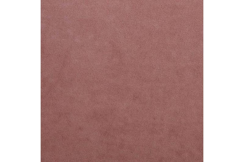 Bensbyn 2-sits Längsbäddad Rektangulär Bäddsoffa i Sammet med Rullarmstöd - Rosa - Möbler - Soffa - Bäddsoffa