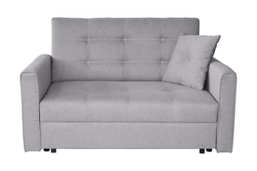 Bensbyn 2-sits Utdragbar Bäddsoffa 112x196 cm med Förvaring i Tyg - Grå - Möbler - Soffa - Bäddsoffa