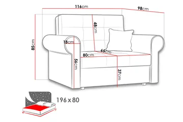 Bensbyn Bäddsoffa - Beige - Möbler - Soffa - Bäddsoffa