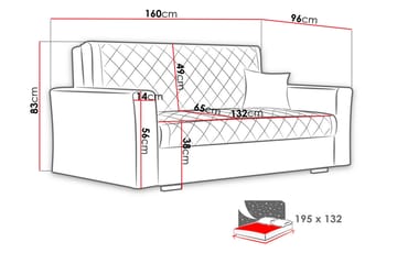 Bensbyn Bäddsoffa - Grå - Möbler - Soffa - Bäddsoffa
