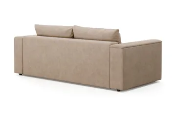 Bergen Extra Djup 3-sits Bäddsoffa med förvaring - Beige - Möbler - Soffa - Bäddsoffa