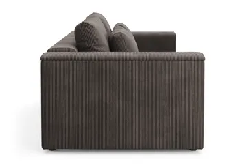 Bergen Extra Djup 3-sits Bäddsoffa med förvaring i manchester - Taupe - Möbler - Soffa - Bäddsoffa