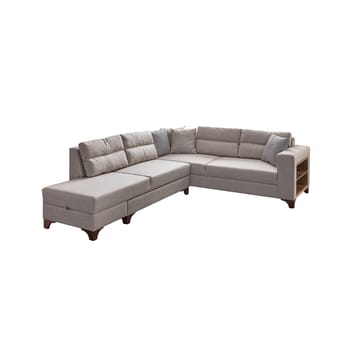 Bervik Hörnsoffa 230x90x150 cm - Kräm - Möbler - Soffa - Bäddsoffa