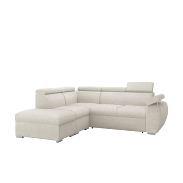 Binche 4-sits Bäddsoffa schäslong vänster med förvaring - Beige - Möbler - Soffa - Bäddsoffa