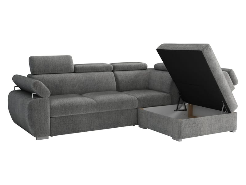 Binche 4-sits Bäddsoffa schäslong vänster med förvaring - Gul - Möbler - Soffa - Bäddsoffa