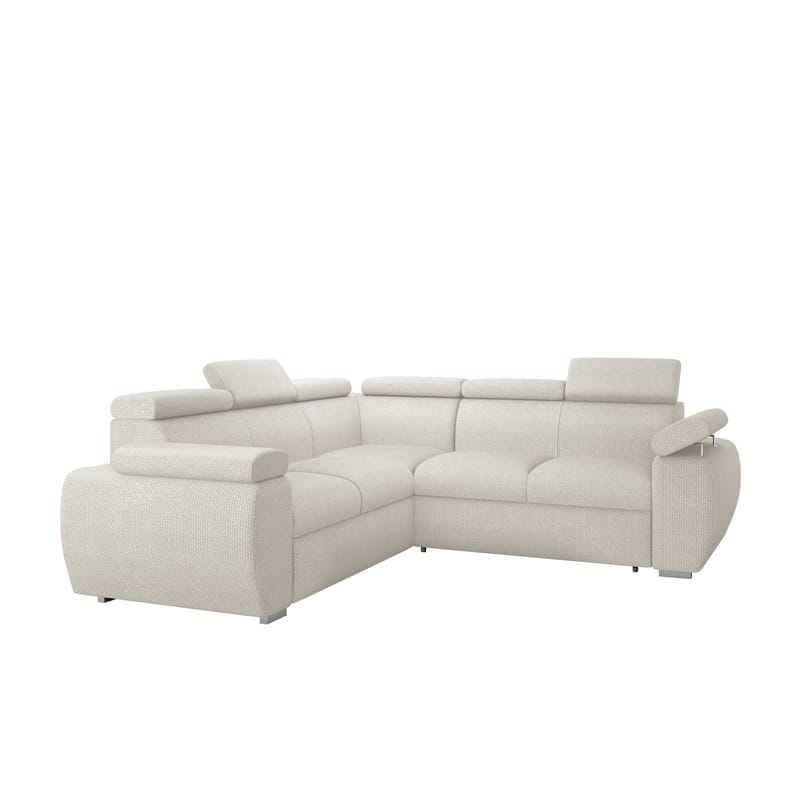 Binche 5-sits Bäddsoffa hörn med förvaring - Beige - Möbler - Soffa - Bäddsoffa