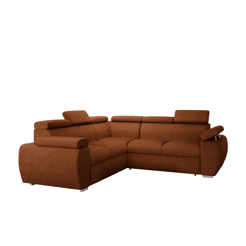 Binche 5-sits Bäddsoffa hörn med förvaring - Brun - Möbler - Soffa - Bäddsoffa
