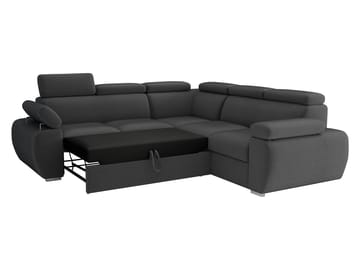 Binche 5-sits Bäddsoffa hörn med förvaring - Brun - Möbler - Soffa - Bäddsoffa