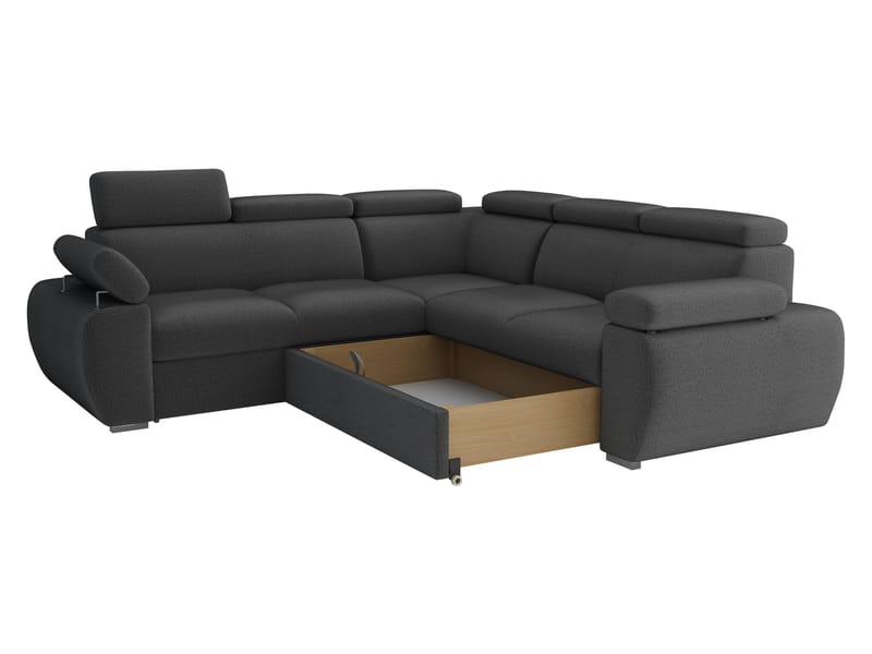 Binche 5-sits Bäddsoffa hörn med förvaring - Gul - Möbler - Soffa - Bäddsoffa