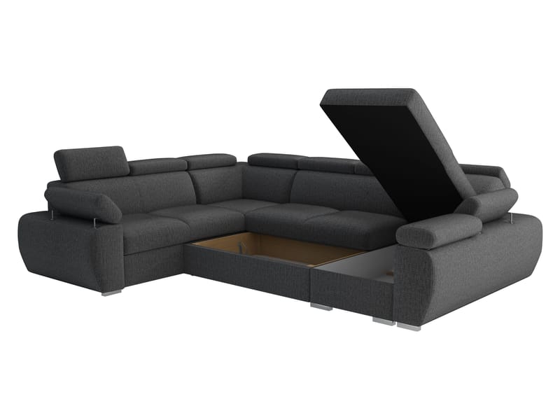Binche 6-sits Bäddsoffa hörn med divan höger och förvaring - Flow 17 - Möbler - Soffa - Bäddsoffa