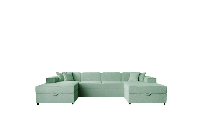 Bizantine Bäddsoffa Dubbeldivan 4-sits - Grön - Möbler - Soffa - Bäddsoffa