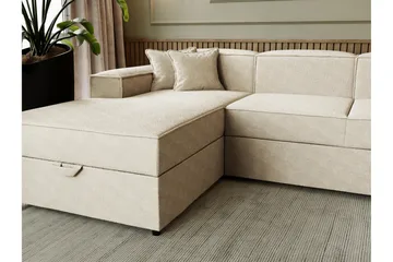 Bizantine Bäddsoffa Dubbeldivan 4-sits - Rosa - Möbler - Soffa - Bäddsoffa