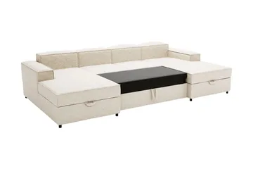 Bizantine Bäddsoffa Dubbeldivan 4-sits - Vit - Möbler - Soffa - Bäddsoffa