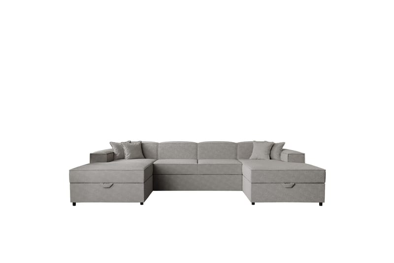 Bizantine Bäddsoffa Dubbeldivan 4-sits - Vit/Svart - Möbler - Soffa - Bäddsoffa