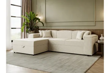 Bizantine Bäddsoffa m. Divan 3-sits - Beige - Möbler - Soffa - Bäddsoffa