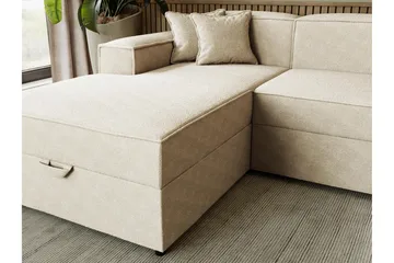 Bizantine Bäddsoffa m. Divan 3-sits - Rosa - Möbler - Soffa - Bäddsoffa