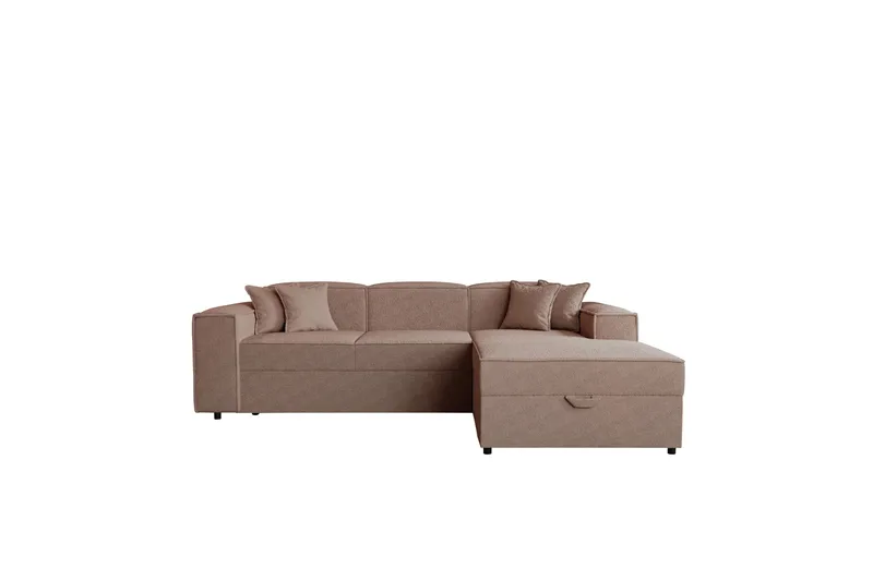 Bizantine Bäddsoffa m. Divan 3-sits - Rosa - Möbler - Soffa - Bäddsoffa