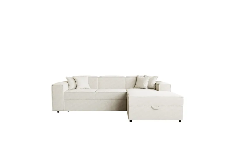 Bizantine Bäddsoffa m. Divan 3-sits, Vit