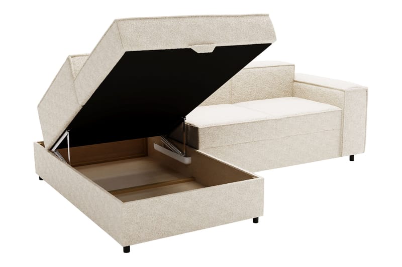 Bizantine Bäddsoffa m. Divan 3-sits - Vit - Möbler - Soffa - Bäddsoffa