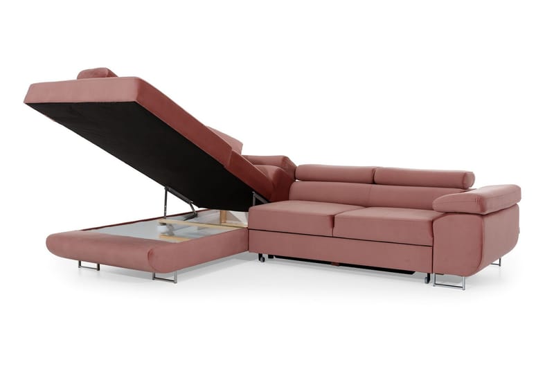 Bobis Bäddsoffa med Schäslong Vänster - Beige/Brun - Möbler - Soffa - Bäddsoffa